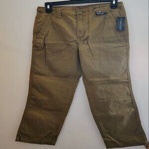 Faded glory Chino pant in dark khaki color (size 14)